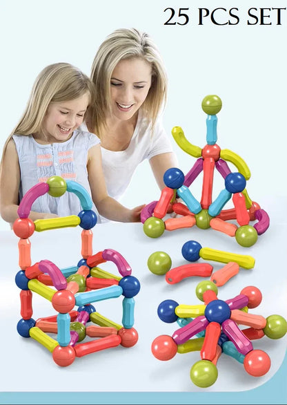 DIY Magnetic Building Blocks For Kids- Learning Educational Toy