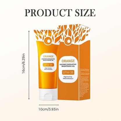 Orange Enzymes Exfoliating Brightening Gel - Scrub Face Body Brightening - LF16-35