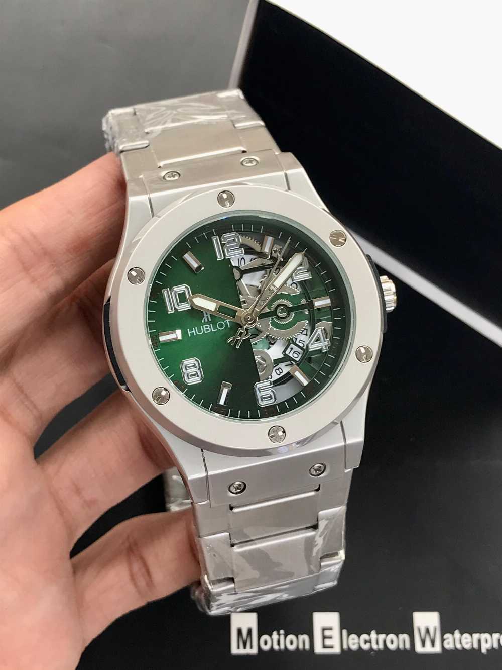 HUBLOT Men’s Watch – Half Skeleton Model