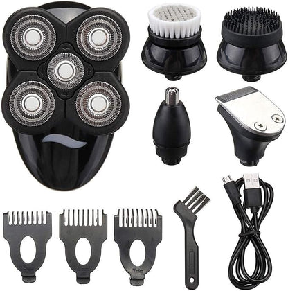 XIANGYUE 5 In 1 4D Rechargeable Shaver For Wet And Dry Electric Shaver