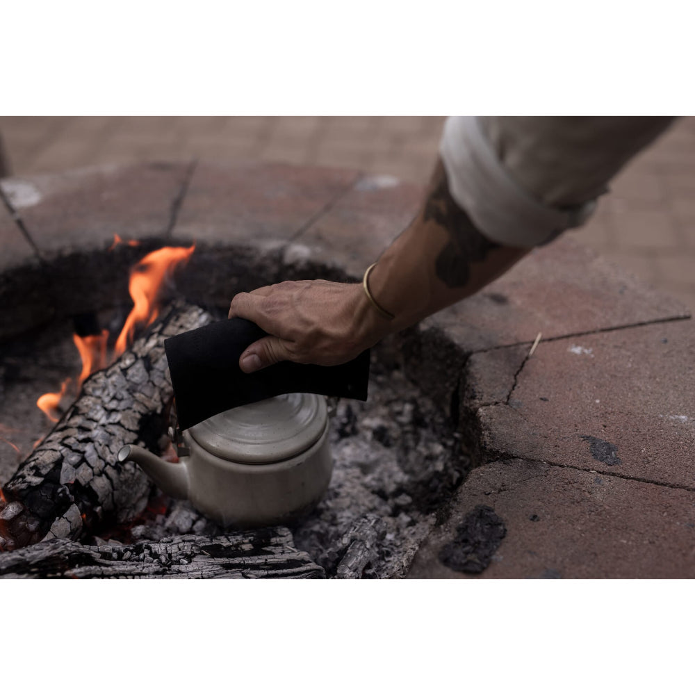 Barebones - Suede Leather Hot Pad - Black