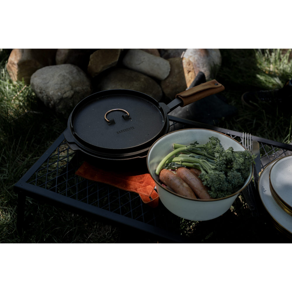 Barebones - Suede Leather Hot Pad - Terracotta