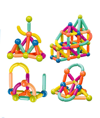 DIY Magnetic Building Blocks For Kids- Learning Educational Toy
