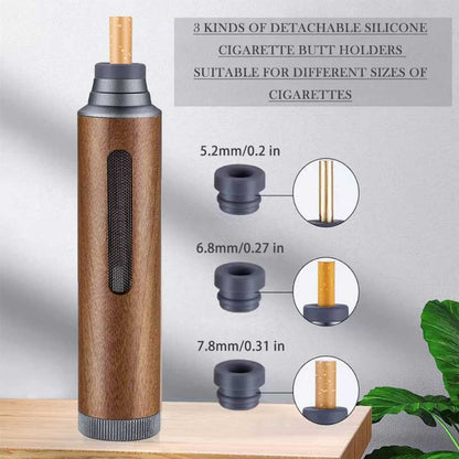 Portable Ashtray, Ash Catching Cigarette Holder, Windproof Fireproof Ash Tray Handheld Cigarettes Ash Catcher for Travel, Home, Office, Car