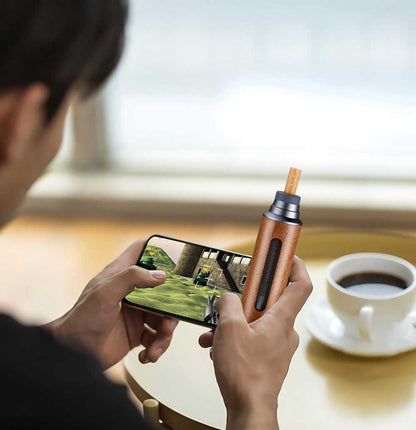 Portable Ashtray, Ash Catching Cigarette Holder, Windproof Fireproof Ash Tray Handheld Cigarettes Ash Catcher for Travel, Home, Office, Car