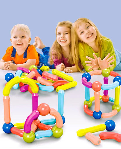 DIY Magnetic Building Blocks For Kids- Learning Educational Toy